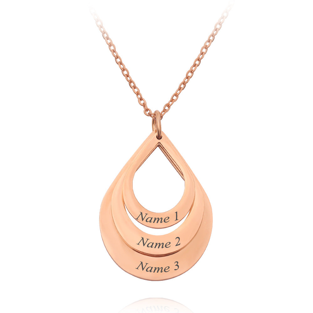 Trio d'amour, Collier personnalisable