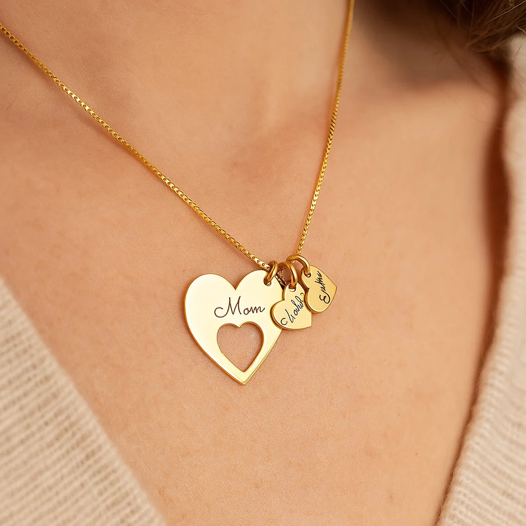 Collier Coeur de Famille