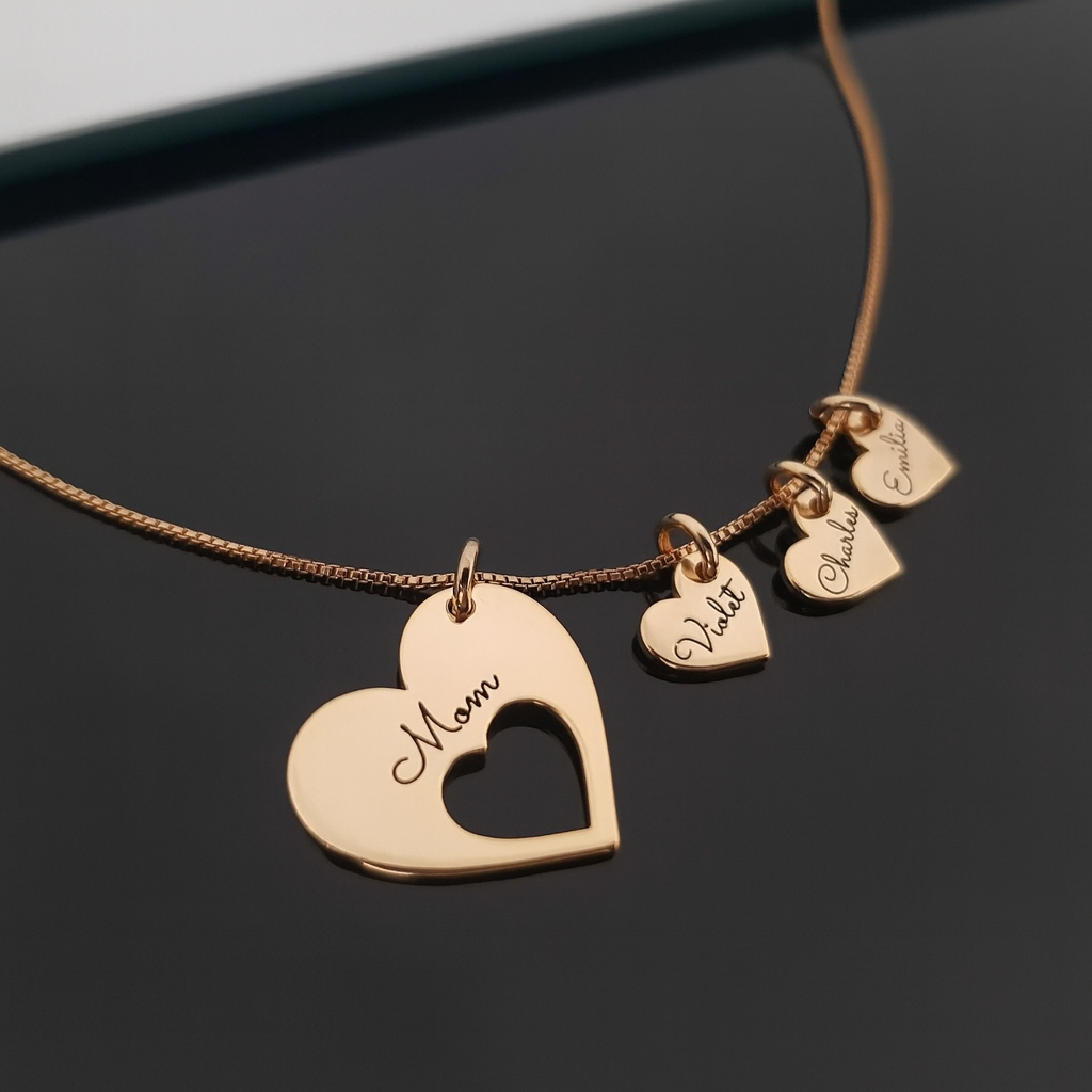 Collier Coeur de Famille